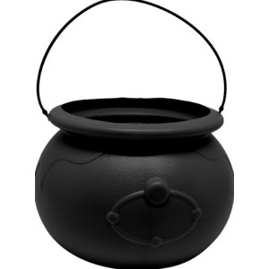Mini Caldeirão Bruxa Preto