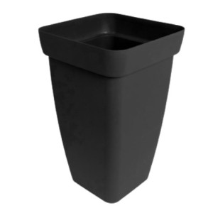 Vaso Coluna Floratta Pequena 14 Litros  Preto