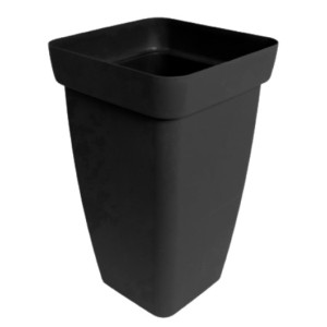 Vaso Coluna Floratta Media 22 Litros  Preto