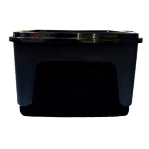 Caixa Organizatta 50,0 Litros  Preta  Ecco Logic