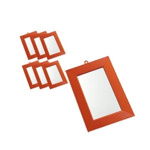 Espelho  Moldura  Plastica  N° 12 Com 6 Unidades