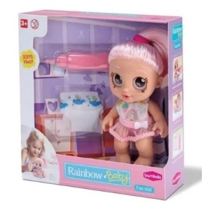 Boneca Baby  Rainbow  Faz  Xixi