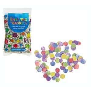 Confete Papel Saco 120 Gramas