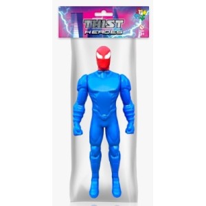 Boneco Twist  Heroes  Azul