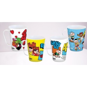 Caneca  Decorada  430 Ml Turma  Da Monica