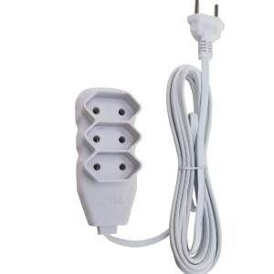 Extensão  Lider  Lux 5 Metros  Branca