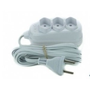 Extensão Eletrica  Lider  Lux  Branca  3 Metros