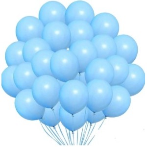 Balão  Mac  Ballon  Redondo Candy Colors 5,0 Com 25  Azul