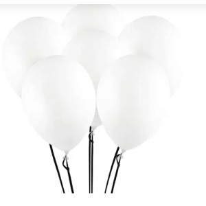 Balão  Mac  Ballon  Redondo Candy Colors 5,0 Com 25 Branco