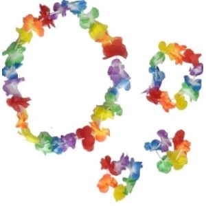 Kit  Havaiano  Com  4 Peças