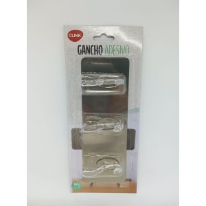 Gancho  Adesivo  Plastico