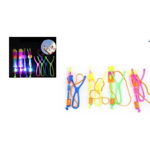 Estilingue luminoso Voador de Plastico a Pilha