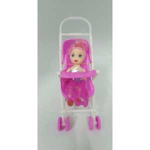 Kit  Carrinho  e Boneca