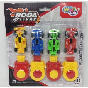 Carro Com Lançador Com 8 Peças