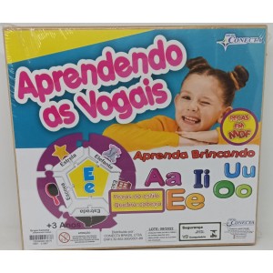 Aprendendo as Vogais  mdf