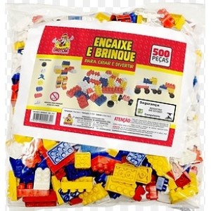 Encaixe e Brinque 500  Peças