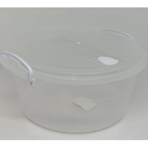 Organizadora Redonda Wave Com Trava 3,5 Litros  - Prime