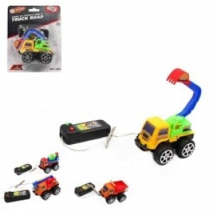 Caminhão De  Construção Com Controle Com  Fio 3 Funções Truck  Road