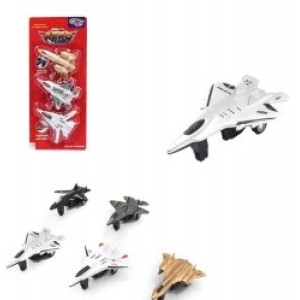 Avião a Fricção Sky Hunter Com 3 Peças