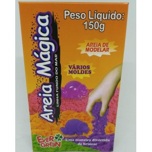 Areia Magíca 150 Gramas   Fundo Do  Mar