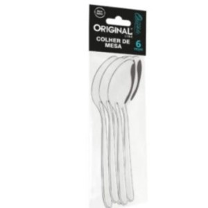 Colher De  Mesa  Oriente  6 Unidades