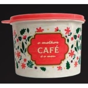 Porta  Mantimento  Plastico  Colorido  Para  Café  1,1 Litros