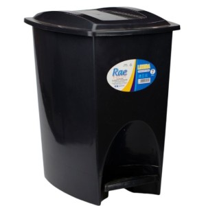 Lixeira  Retangular 7 Litros Lisa Black