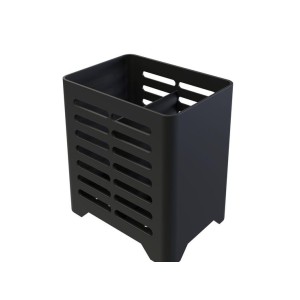 Porta Talher  Plastico Smile - Preto