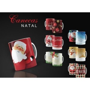 Caneca Plasticas Natal 350 Ml Sortidas