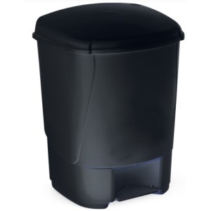 Lixeira  Grande  Preta 16 Litros
