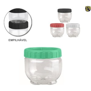 Organizador  Multiuso  Pet   Redondo  370 Ml