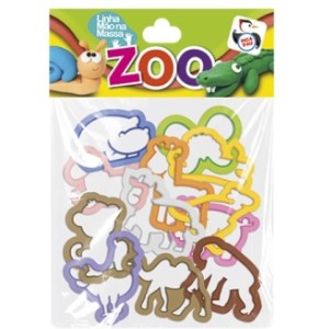 Cortadores Zoo Com 12 Peças