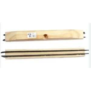 Rodo Madeira 30 Cm Sem Cabo