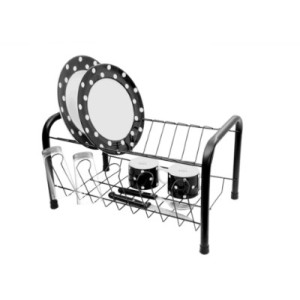 Escorredor  De Louça Compacto Preto