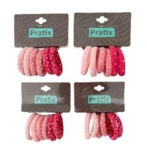 Amarrador Estampado Para Cabelo Com 6 Unidades