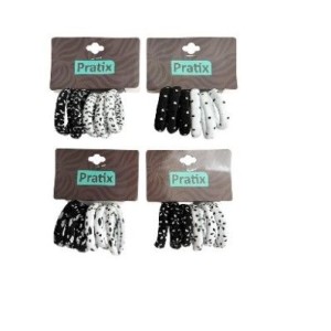 Amarrador Estampado Para Cabelo Com 6 Unidades