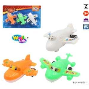 Avião  A Fricção  Divertido  Baby  Plane  3 Peças