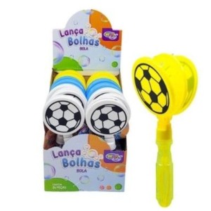 Bastão Lança  Bolhas  Football  Sortidos  Cores 21 Cm